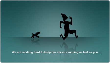 Running as fast as you!